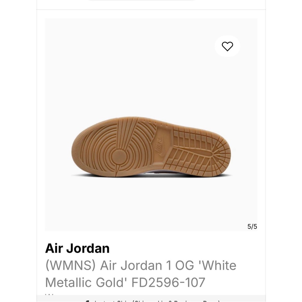 Nike Air Jordan 1 Retro High OG
💛🤍 - Picture 3 of 4